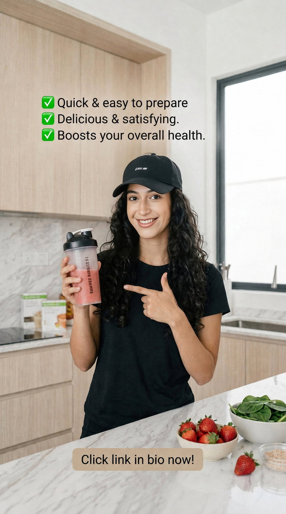 First frame for a product-ad avatar video