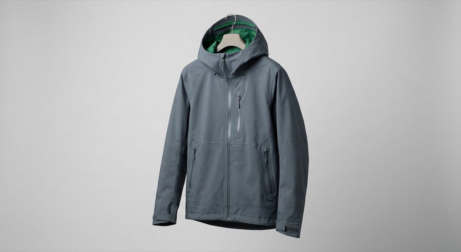 Shell rain jacket